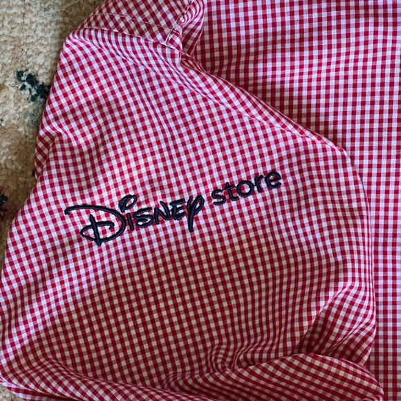 DISNEY Store Red & White Gingham Button-Down - Iconic Employee Design - Picture 4 of 12
